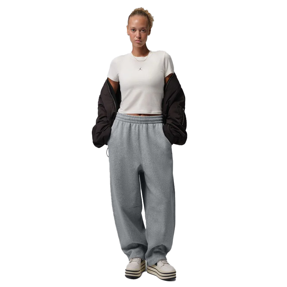 Jordan Women's Brooklyn Wide-Leg Pants Grey Color