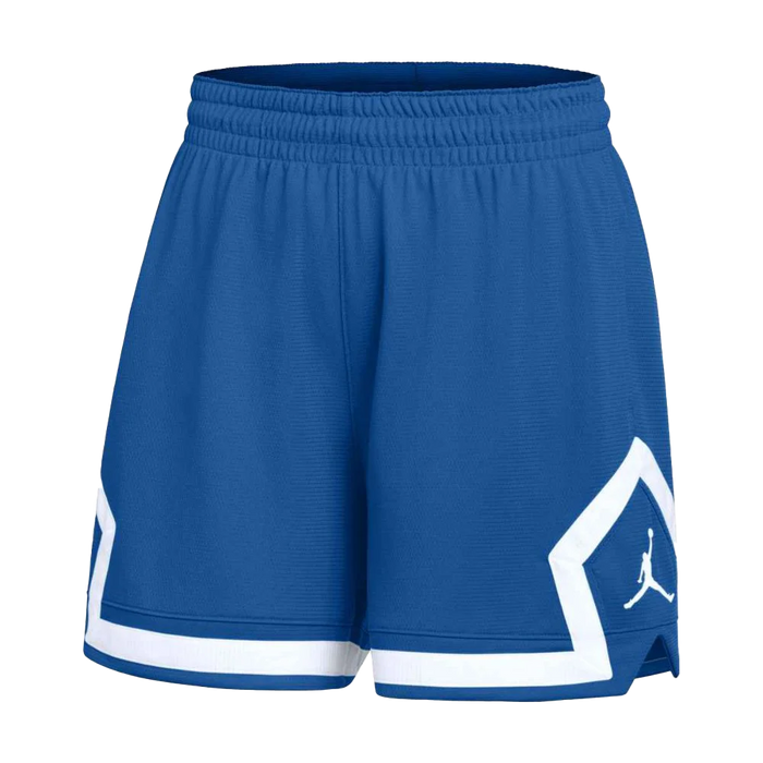 Jordan Women's Dri-fit Sport Diamond 4in Short Blue color