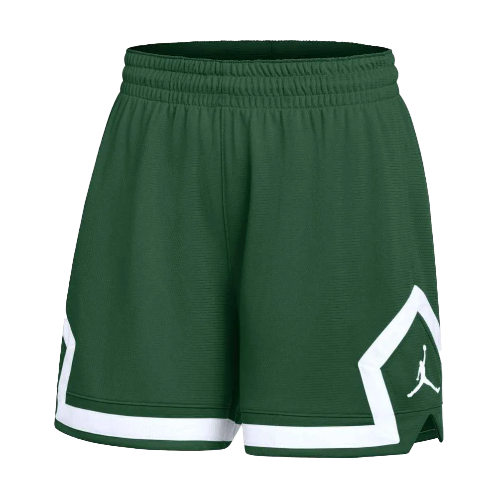 Jordan Women's Dri-fit Sport Diamond 4in Short Green color