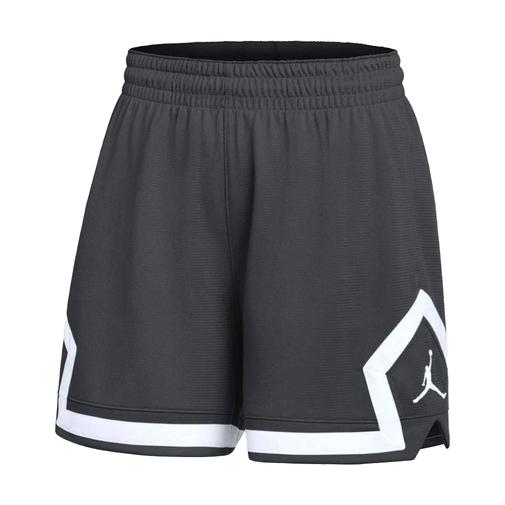 Jordan Women's Dri-fit Sport Diamond 4in Short Grey color