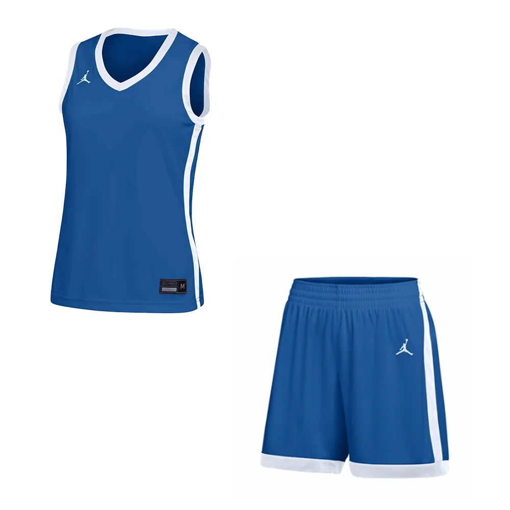 Jordan Women's Elite Game Jersey And Short Blue Color