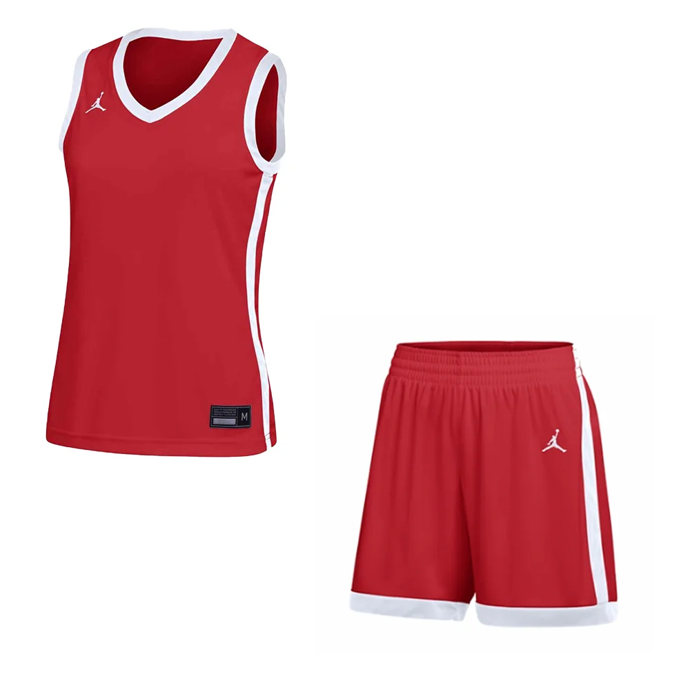 Jordan Women's Elite Game Jersey And Short Red Color