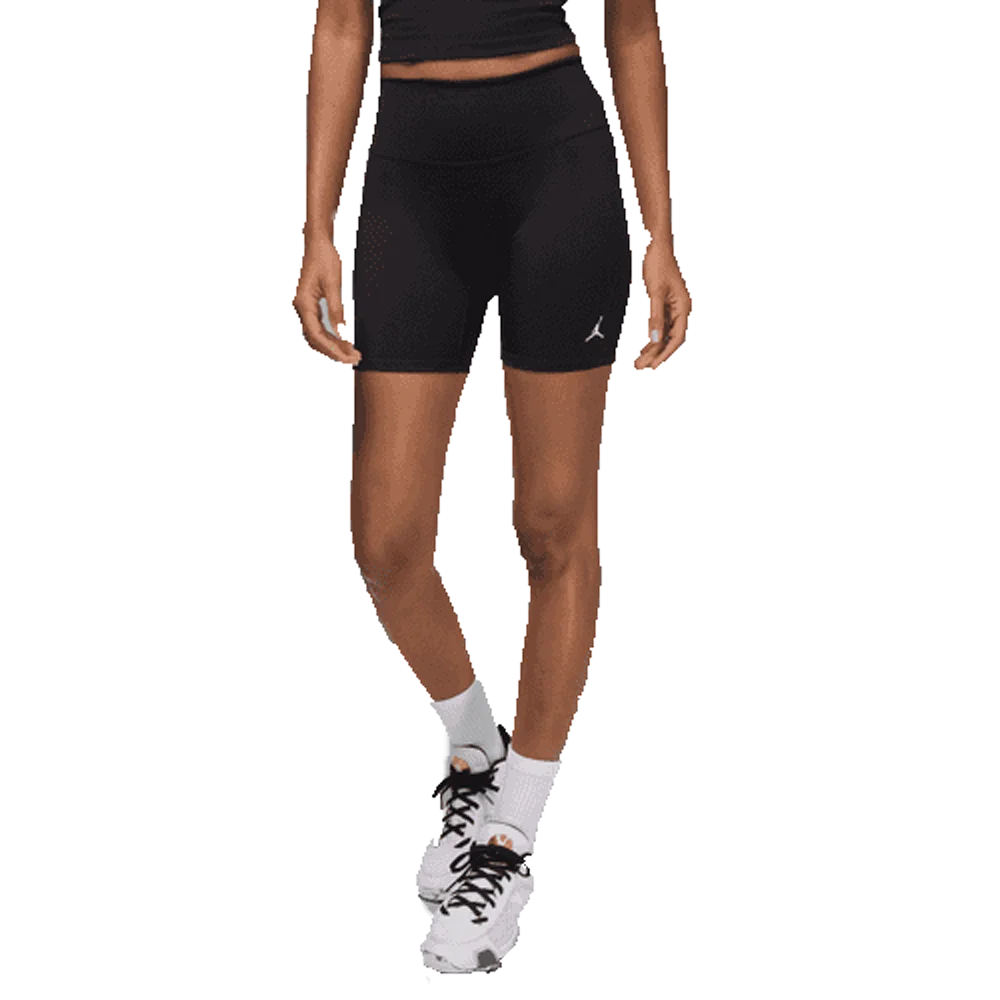 Jordan Women's Sport  Dri-FIT High-Waisted 6 Shorts black color