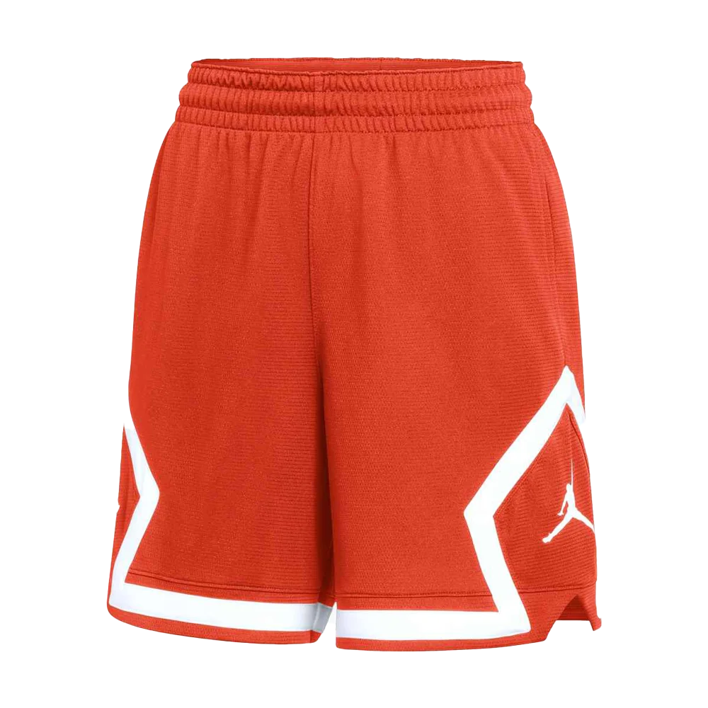 Jordan Womens Dri-fit Sport Diamond Short Orange Color
