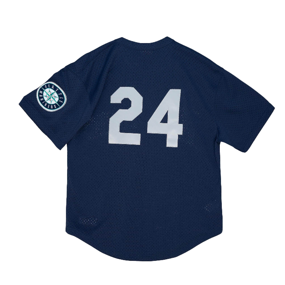 Kid s Authentic Ken Griffey Jr Seattle Mariners 1995 Pullover Jersey Midway Sports