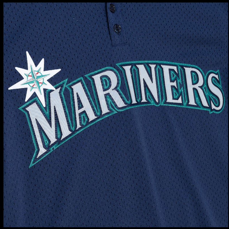 Kid's Authentic Ken Griffey Jr Seattle Mariners 1995 Pullover Jersey