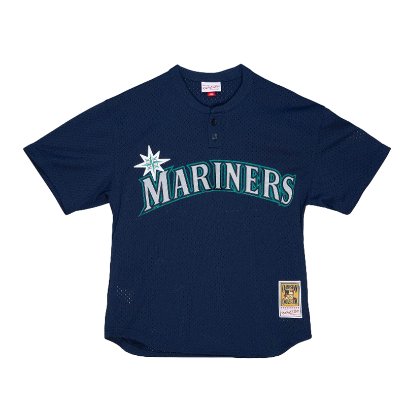 Kid's Authentic Ken Griffey Jr Seattle Mariners 1995 Pullover Jersey