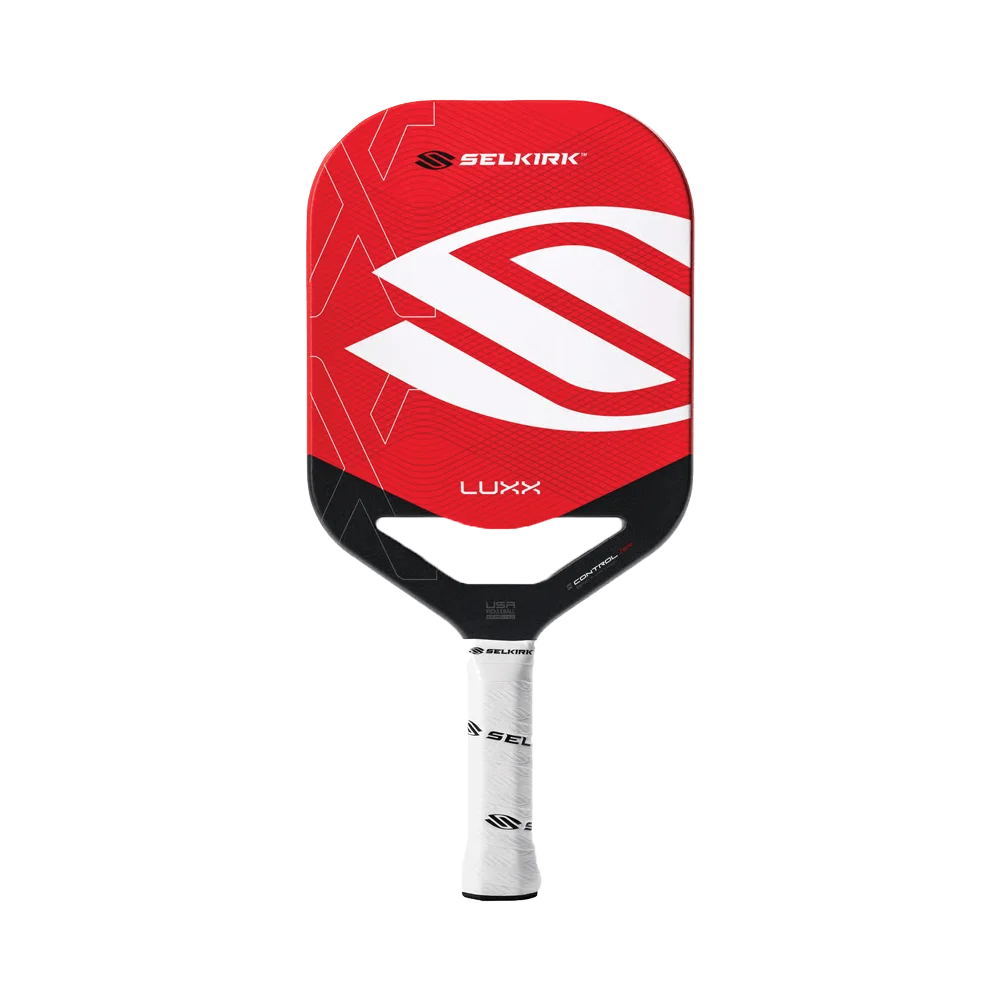 Selkirk LUXX Control Air Epic with InfiniGrit red color