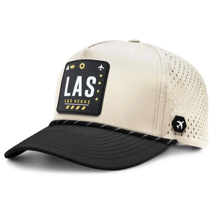 Las Vegas - Revolve Performance Hat Moonstone/Black color 3Quarter front view