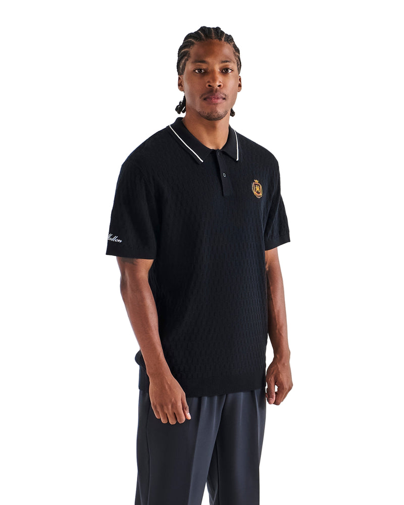 POLO DE PUNTO CON ESCUDO