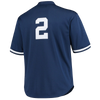 Camiseta de práctica de bateo de Derek Jeter Mitchell & Ness de los Yankees de Nueva York para hombre, réplica azul marino