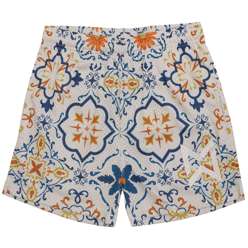 Pantalones cortos de baloncesto de malla con herencia cubana para mujer de Midway Sports