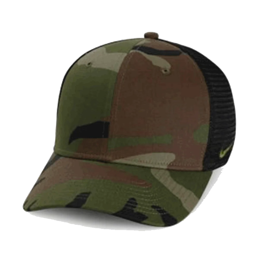 NIKE TEAM RISE TRUCKER CAMO  BLANK green color.