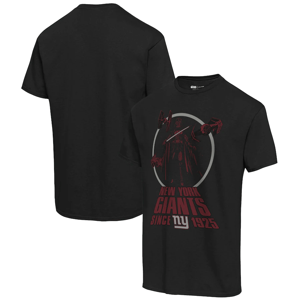 New York Giants Star Wars Title Crawl Vintage Football T-Shirt