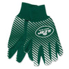 Guantes bicolor para adultos de los New York Jets 