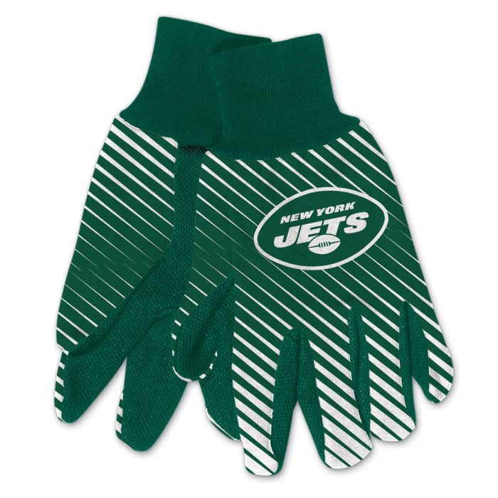 Guantes bicolor para adultos de los New York Jets 