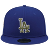 Gorra New Era 59Fifty ajustada con diseño botánico de los Dodgers de Los Ángeles de la MLB