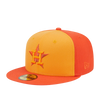 Gorra ajustada tricolor New Era 59Fifty MLB Houston Astros