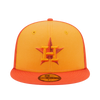 Gorra ajustada tricolor New Era 59Fifty MLB Houston Astros