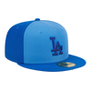 Gorra ajustada tricolor New Era 59Fifty MLB LA Dodgers