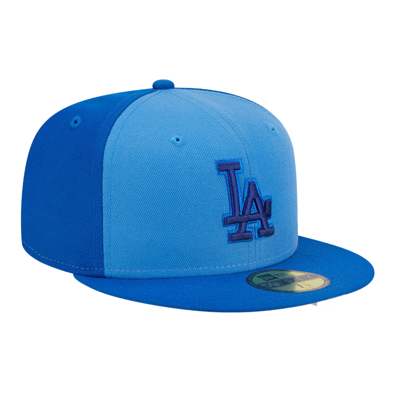 Gorra ajustada tricolor New Era 59Fifty MLB LA Dodgers