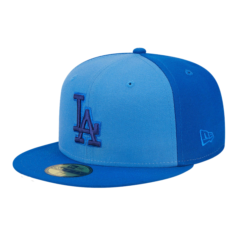 Gorra ajustada tricolor New Era 59Fifty MLB LA Dodgers