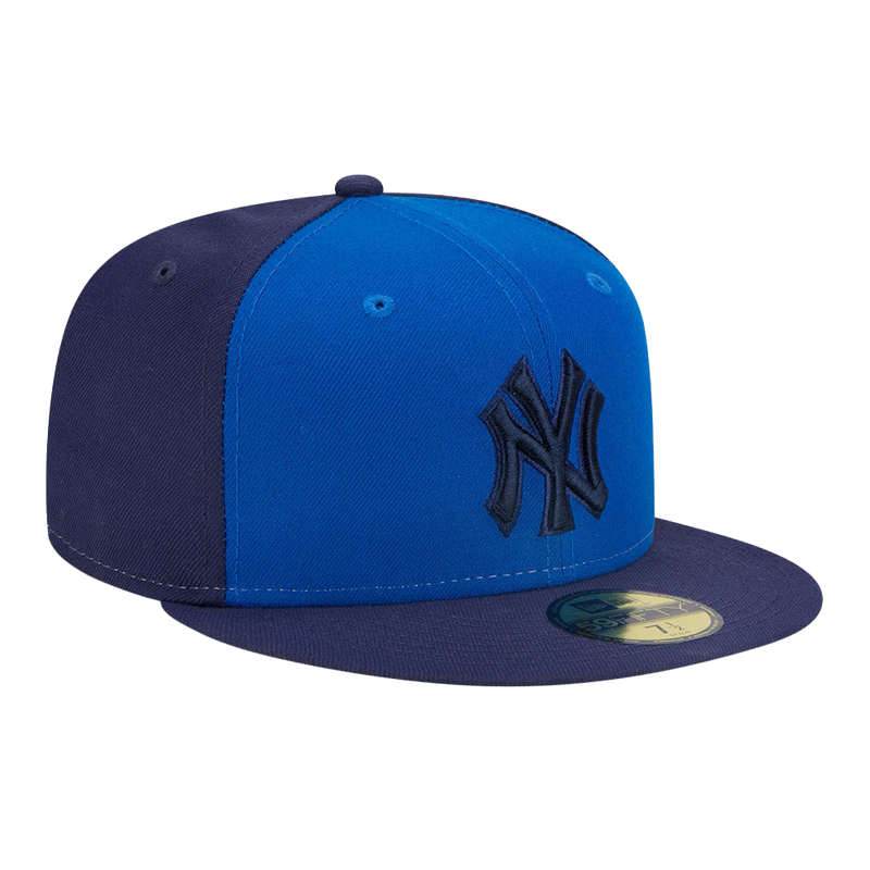 Gorra ajustada tricolor del equipo New Era 59Fifty MLB de los New York Yankees