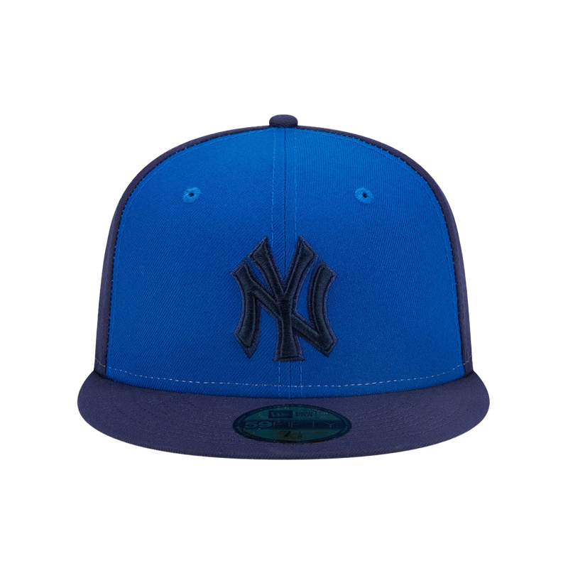 Gorra ajustada tricolor del equipo New Era 59Fifty MLB de los New York Yankees