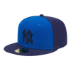 Gorra ajustada tricolor del equipo New Era 59Fifty MLB de los New York Yankees