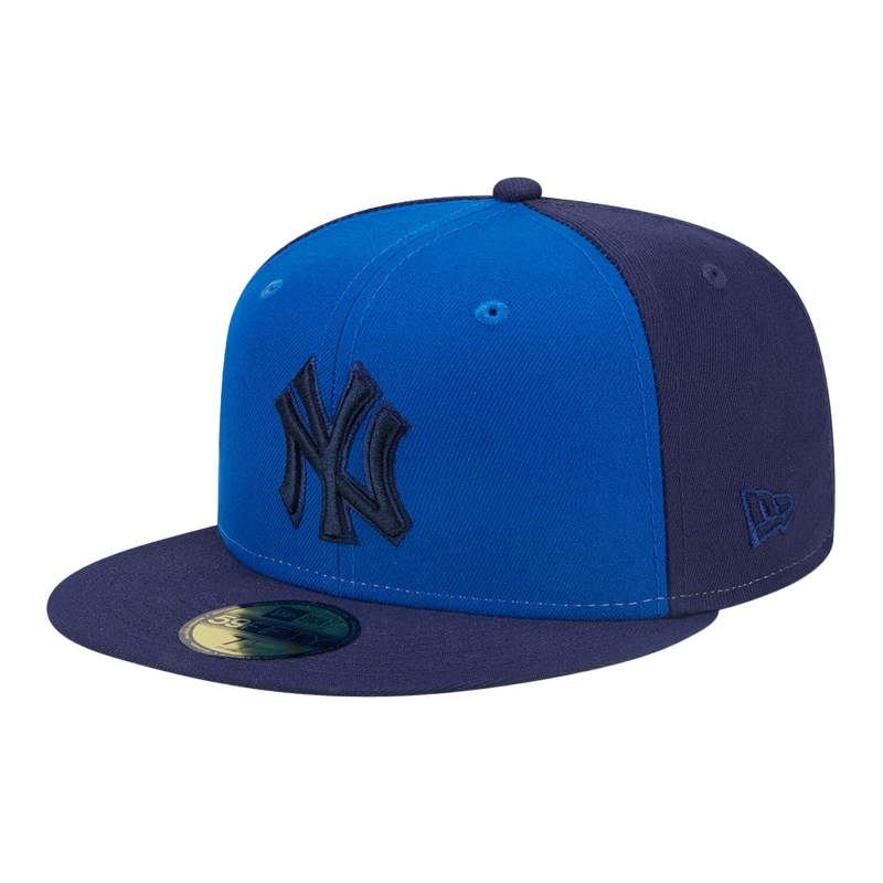 Gorra ajustada tricolor del equipo New Era 59Fifty MLB de los New York Yankees