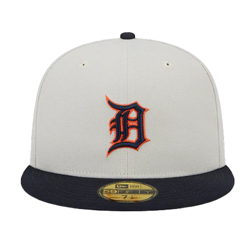 Gorra ajustada New Era Detroit Tigers Varsity Letter 59FIFTY