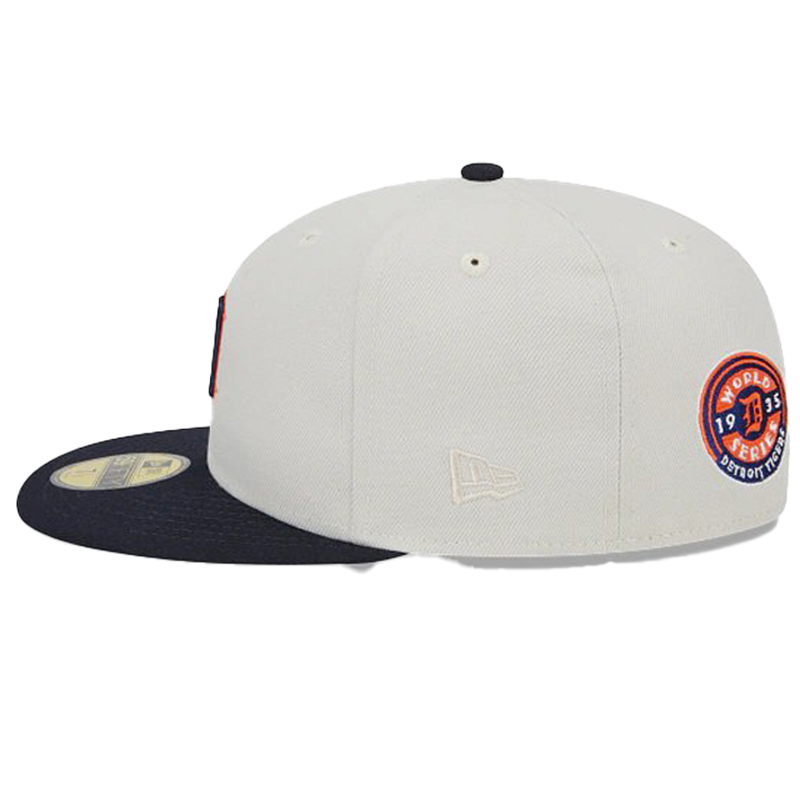 Gorra ajustada New Era Detroit Tigers Varsity Letter 59FIFTY