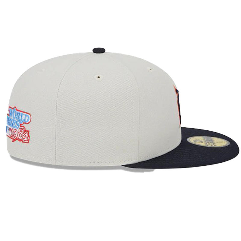 Gorra ajustada New Era Detroit Tigers Varsity Letter 59FIFTY