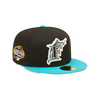 Gorra ajustada New Era Florida Marlins Letterman 59Fifty