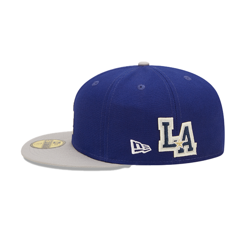 Gorra ajustada New Era Los Angeles Dodgers Letterman 59Fifty