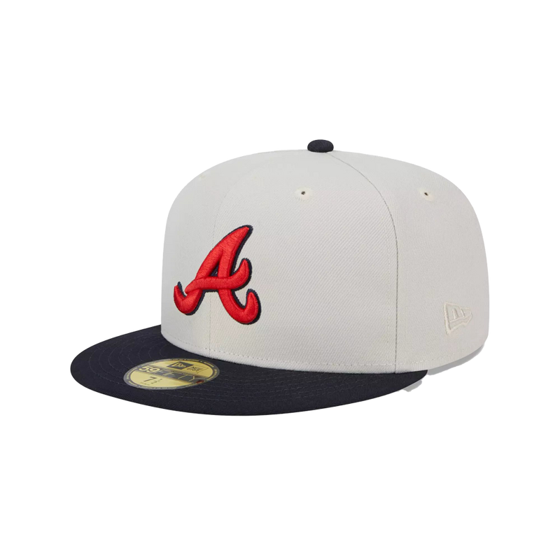 Gorra ajustada 59FIFTY de clase mundial de los Atlanta Braves de la MLB de New Era