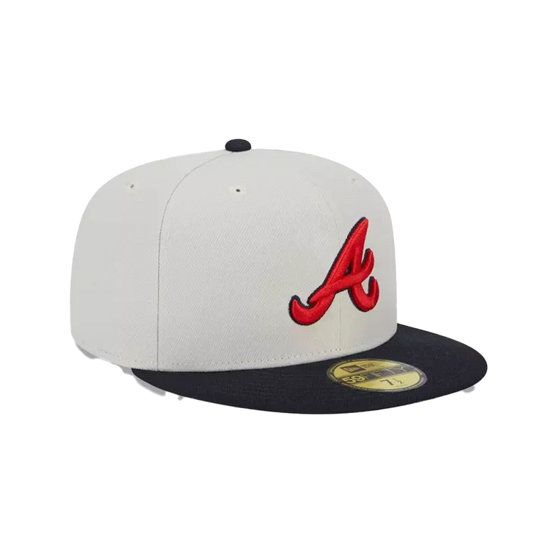 Gorra ajustada 59FIFTY de clase mundial de los Atlanta Braves de la MLB de New Era