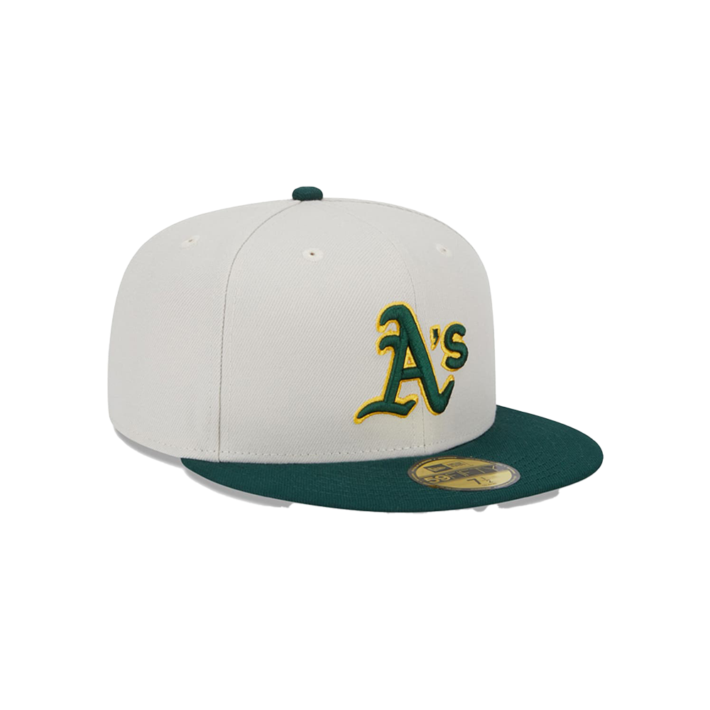 New Era MLB Oakland Athletics Men s White World Class 59Fifty Fitted H Midway Sports