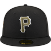 Gorra ajustada New Era MLB Pittsburgh Pirates Botanical 59Fifty para hombre