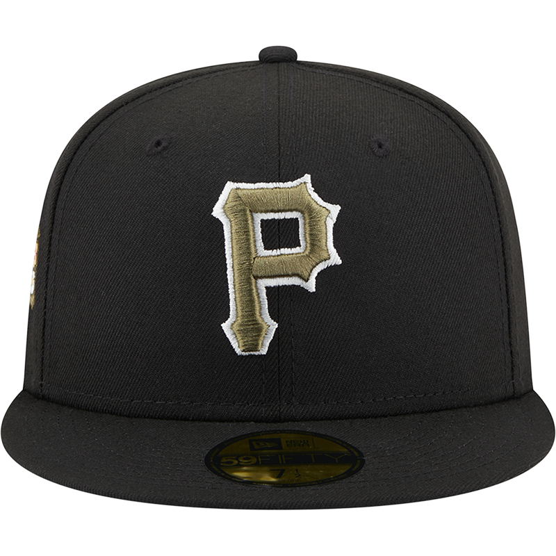 Gorra ajustada New Era MLB Pittsburgh Pirates Botanical 59Fifty para hombre