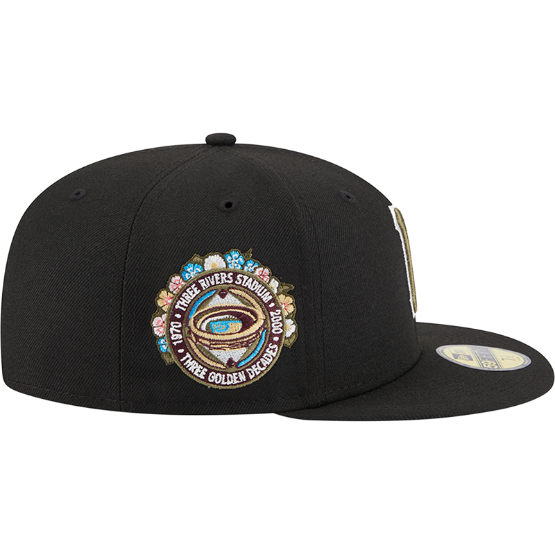 Gorra ajustada New Era MLB Pittsburgh Pirates Botanical 59Fifty para hombre