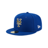 Gorra ajustada New Era New York Mets Royal Spring Training Botanical 59FIFTY con el 50.º aniversario