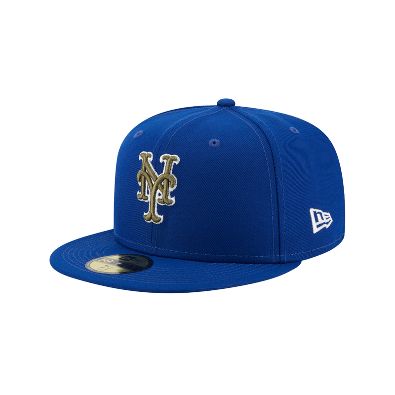Gorra ajustada New Era New York Mets Royal Spring Training Botanical 59FIFTY con el 50.º aniversario