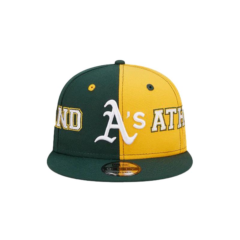 Gorra snapback New Era Team Split 59Fifty de Oakland Athletics