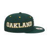 Gorra snapback New Era Team Split 59Fifty de Oakland Athletics