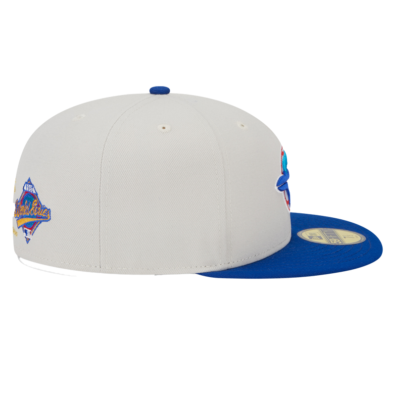 Gorra ajustada 59FIFTY con parche trasero World Class de los Toronto Blue Jays de New Era