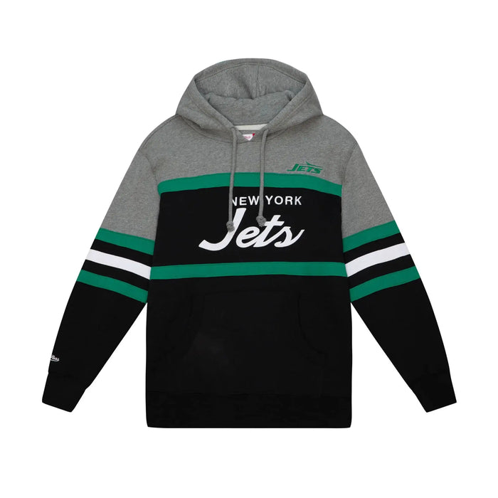 New York Jets Mitchell & Ness Head Coach Hoodie black color