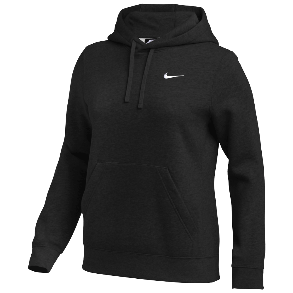 Black nike hoodie women sales