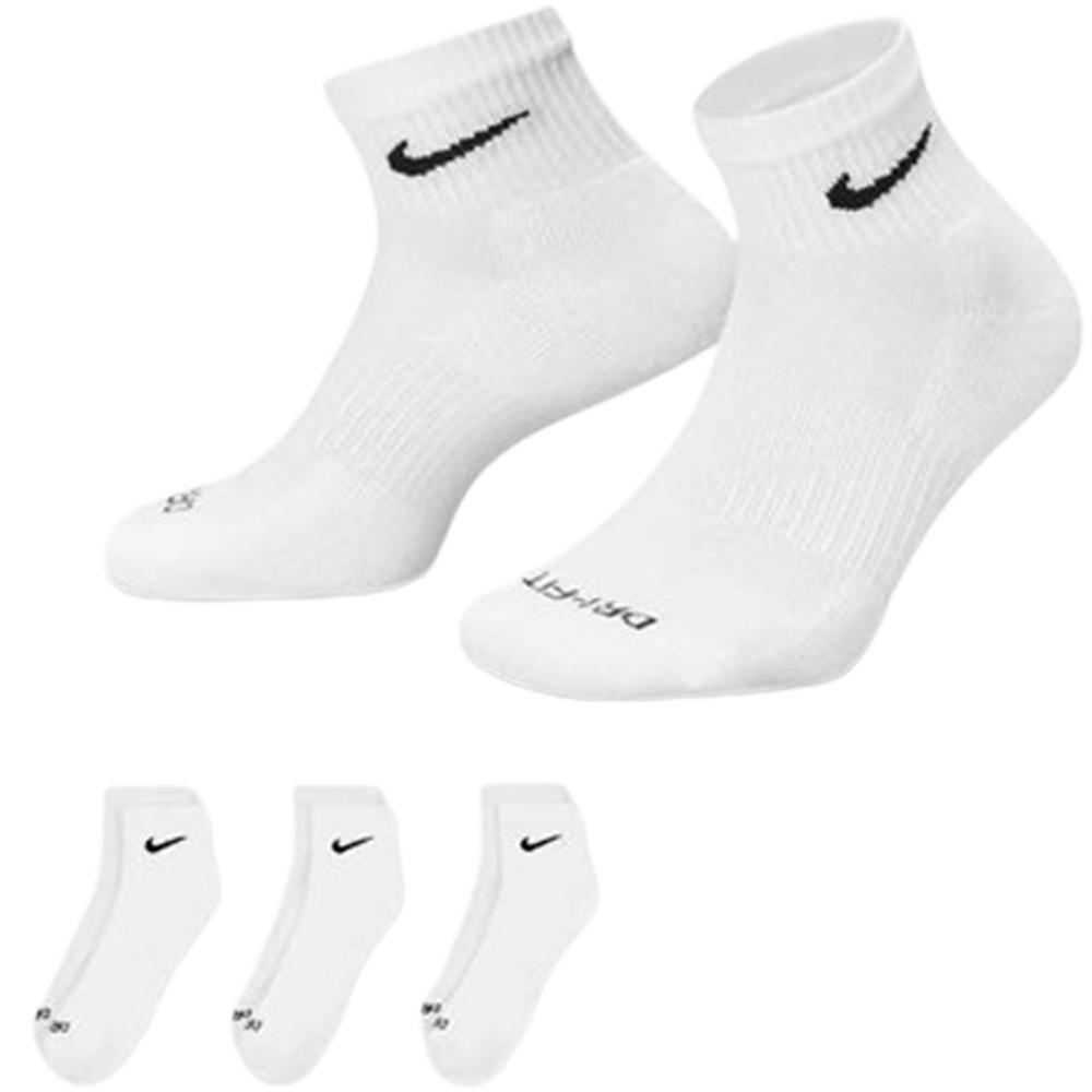 Nike 3PPK Dri-Fit Cushion Quarter – Midway Sports