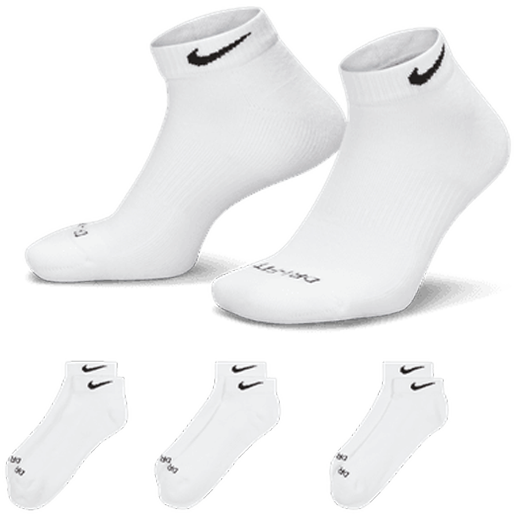 Nike 3ppk Dri-Fit Cushion Low-Cut